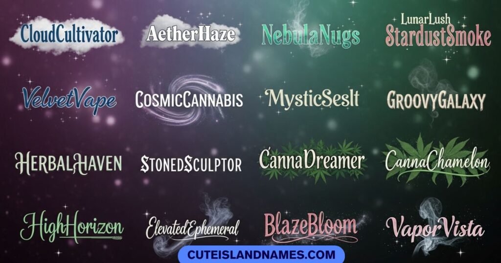 Aesthetic Stoner Usernames