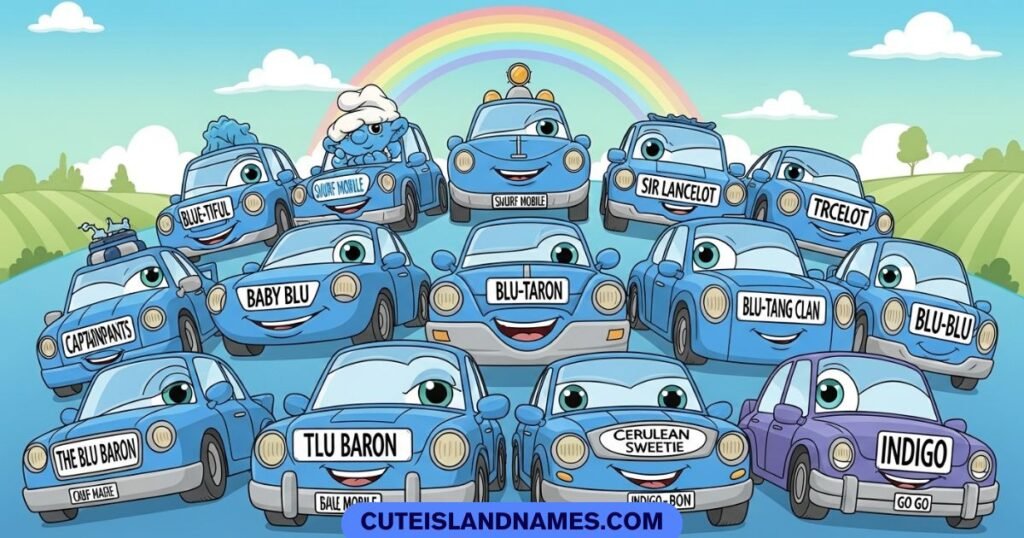 Catchy Funny Names For Blue Cars