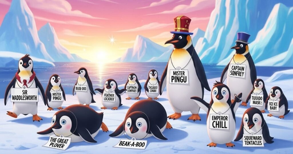 Catchy Funny Names For Penguin
