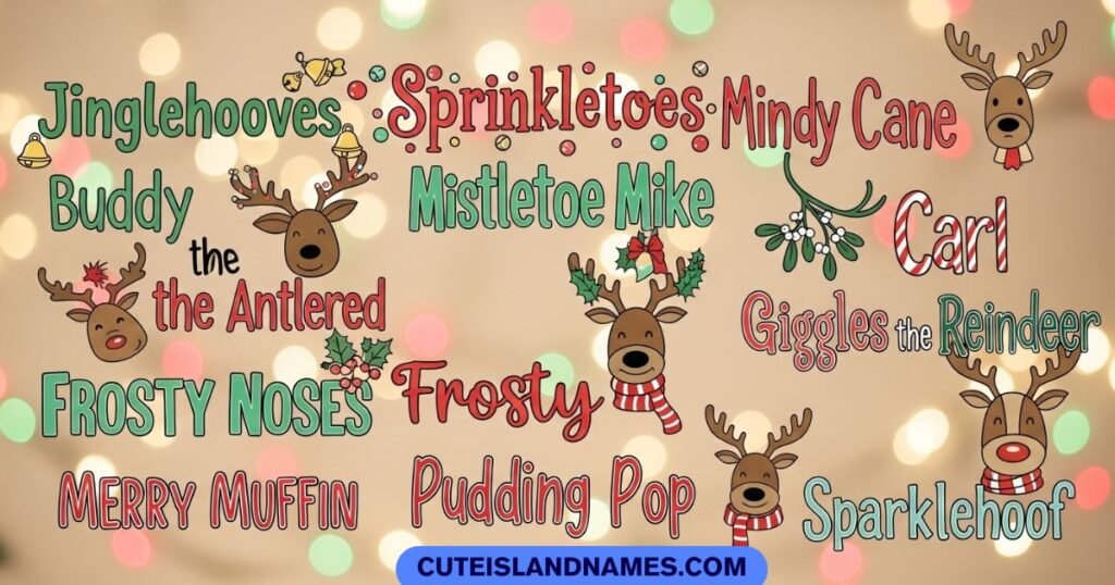 Cute Funny Reindeer Names