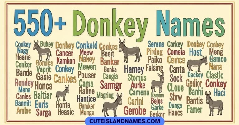 Donkey Names