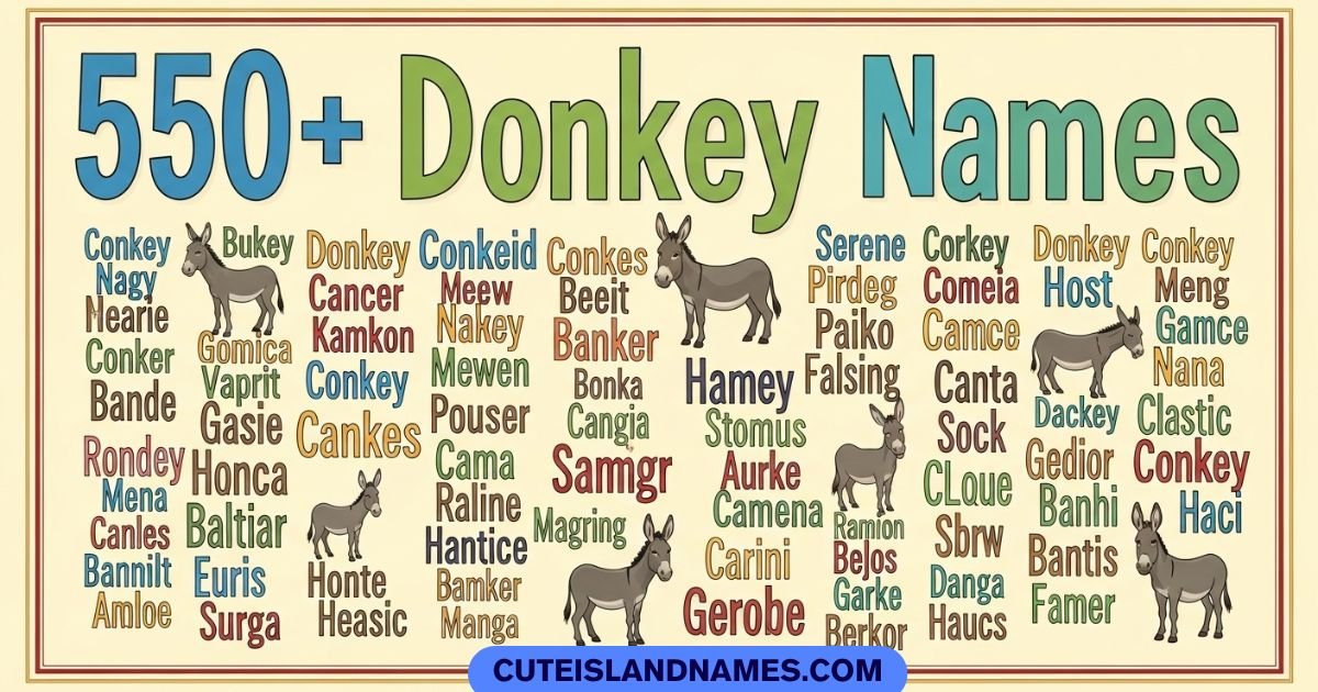 Donkey Names