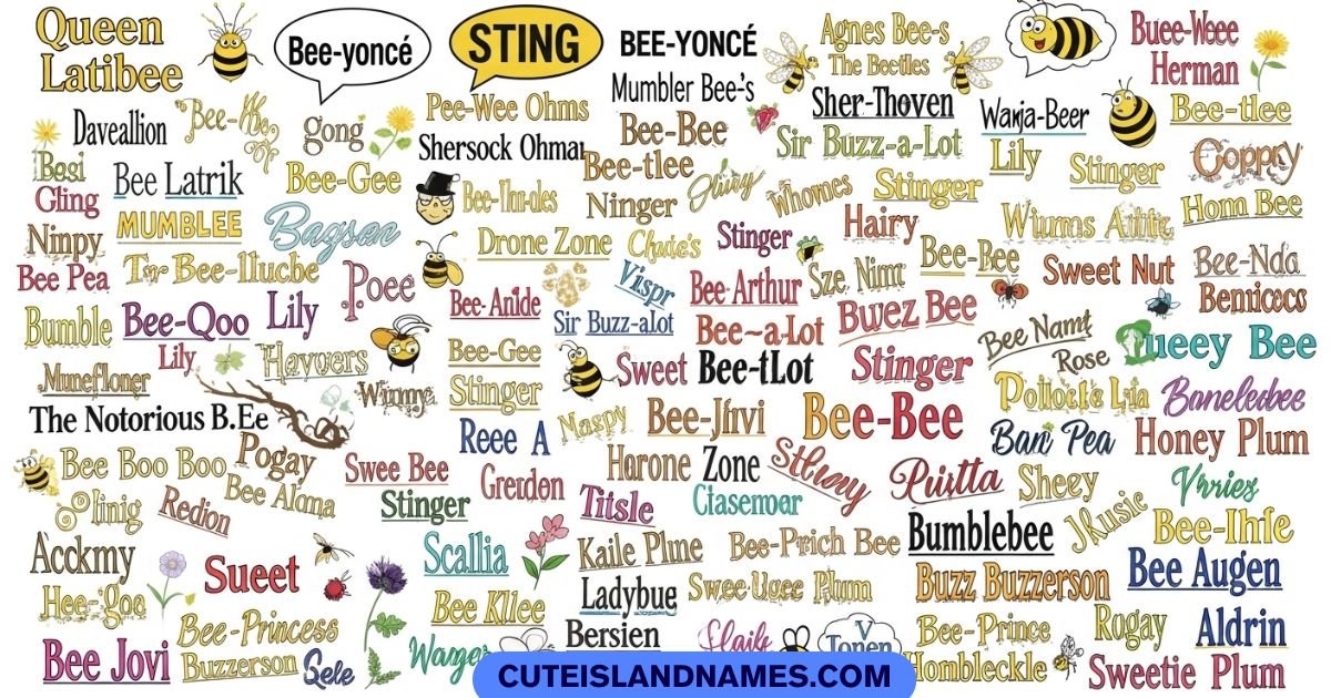Funny Bee Names