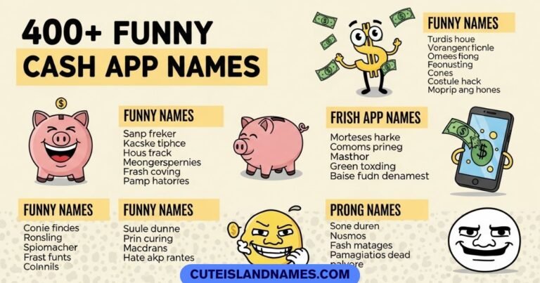 Funny cash app names ideas with creative and unique cash app username examples