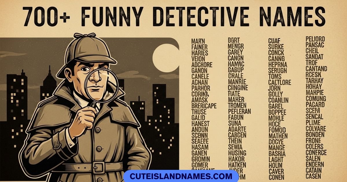Funny Detective Name