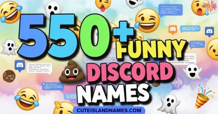 Funny Discord names ideas with creative and hilarious username examples