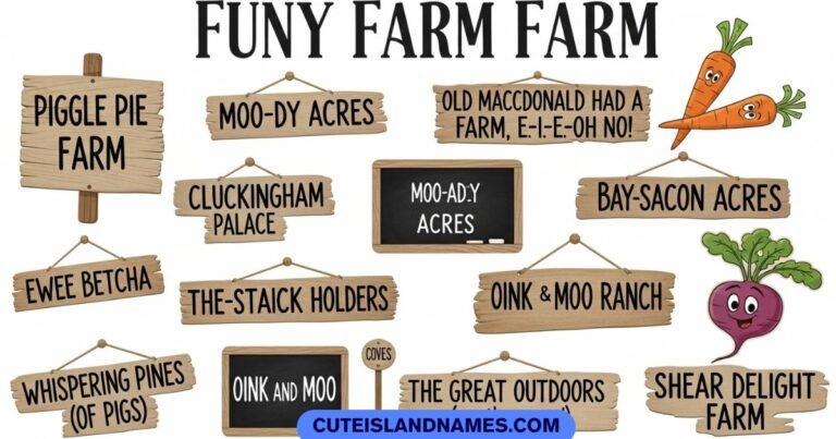 Funny Farm Names