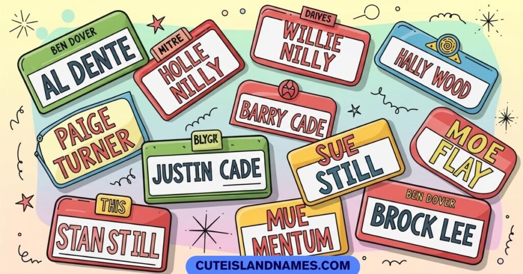 Funny Fictional Names Like Ben Dover