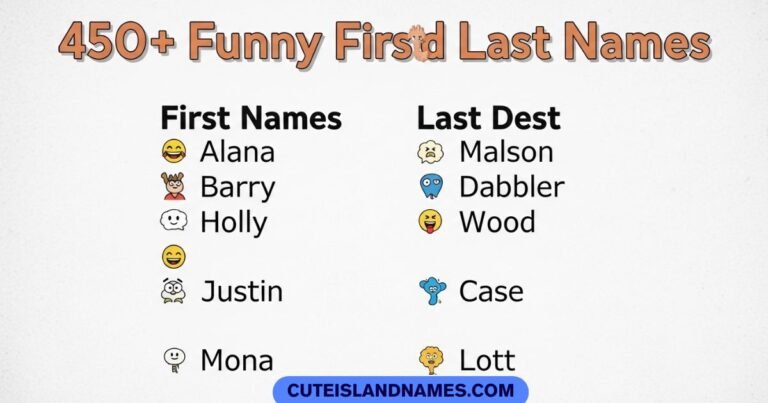 Funny first and last names