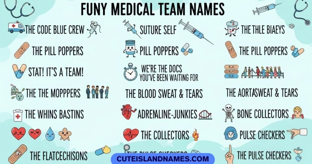 Funny Medical Team Names For Doctors