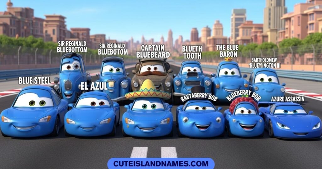 Funny Names For Blue Cars For Male