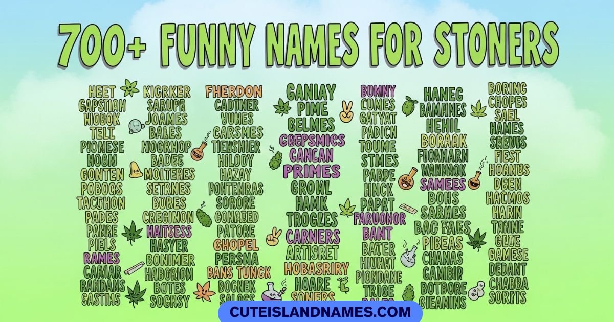 Funny Names for Stoners