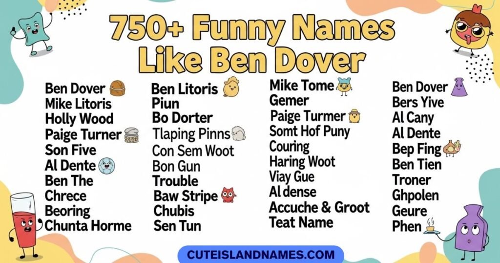 Funny Names Like Ben Dover