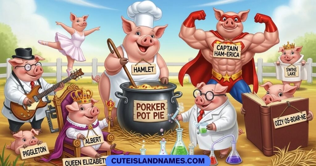 Funny Pig Names Puns