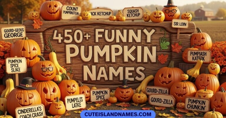 Funny Pumpkin Names