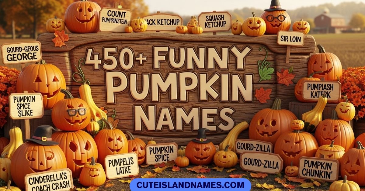 Funny Pumpkin Names