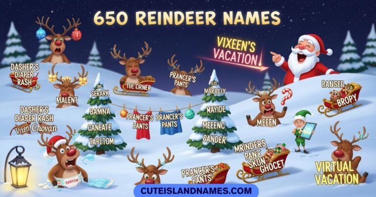 Funny Reindeer Names