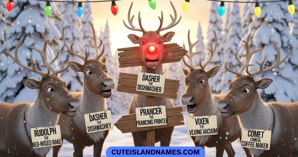 Funny Reindeer Names Winter