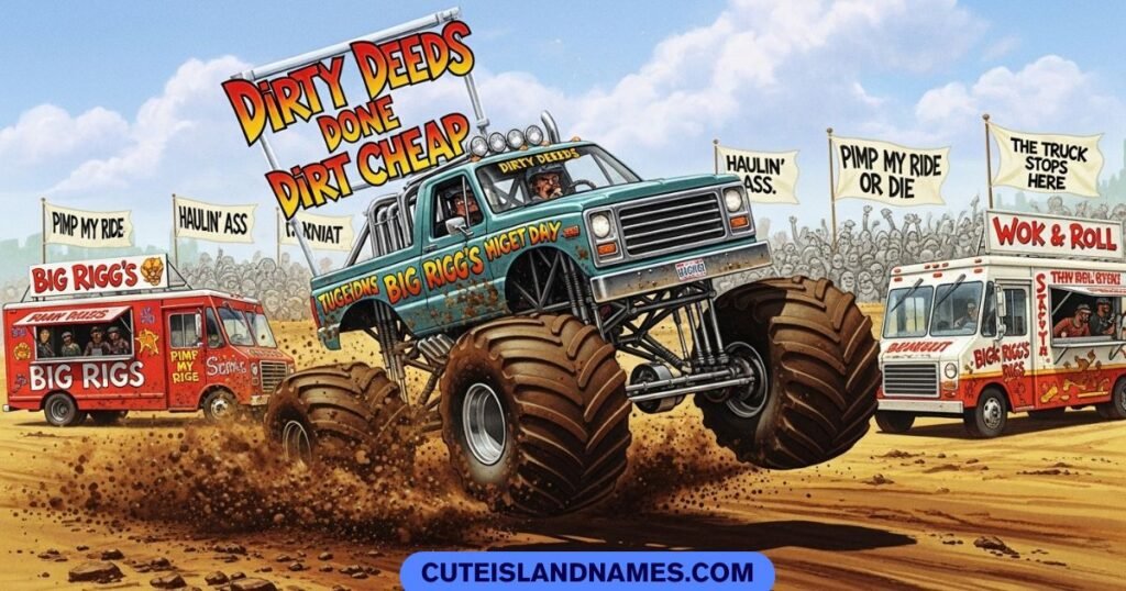 Funny Truck Names Dirty Puns