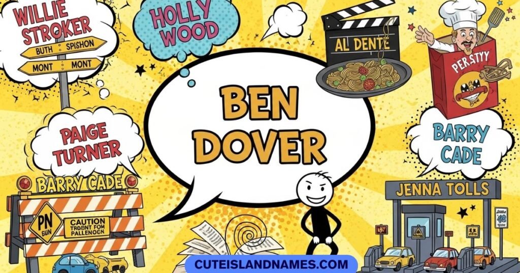 Hilarious Funny Names Like Ben Dover