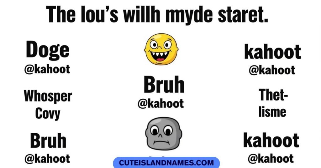 meme kahoot names funny and trending ideas