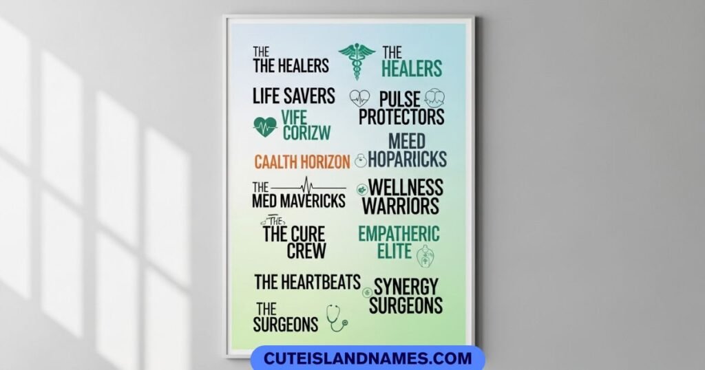 Motivational Medical Team Names