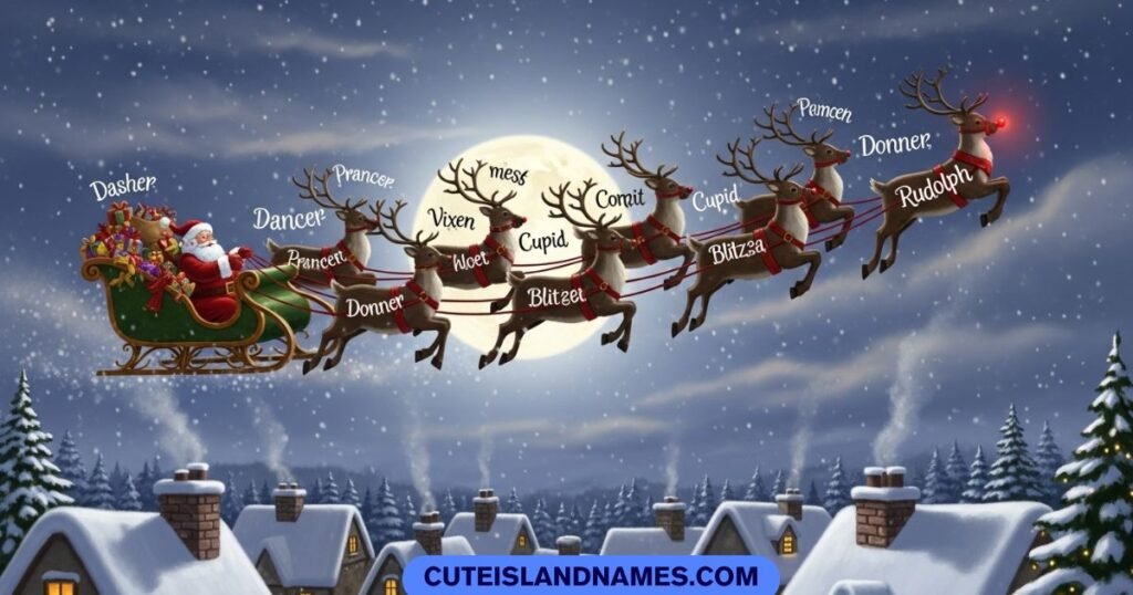 Names Of Santa’s Reindeer