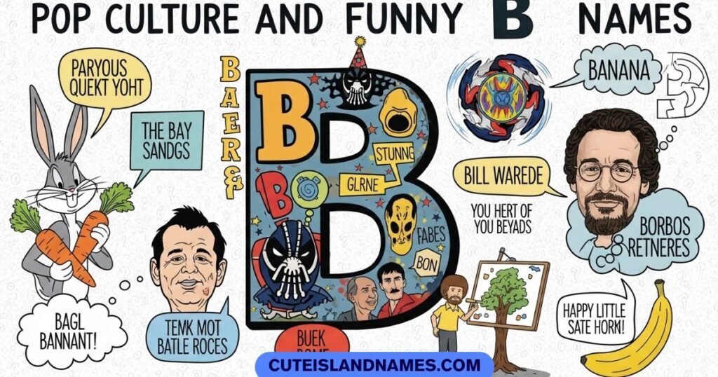 Pop Culture And Funny B Names