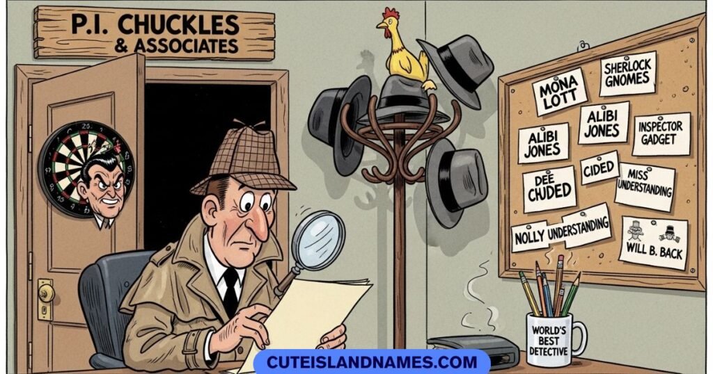 Private Funny Names For Detectives