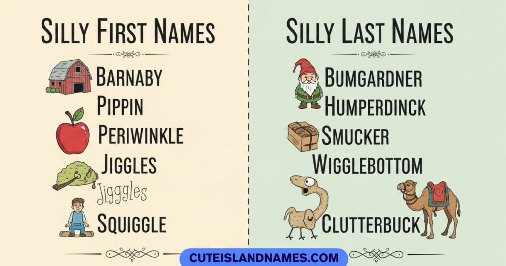 Silly First And Last Names