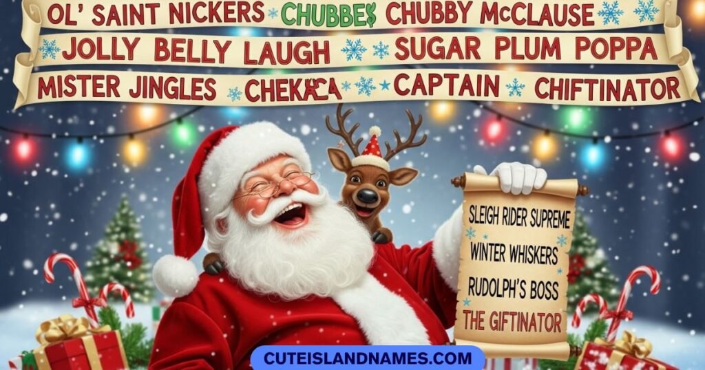 Silly Names For Santa Claus