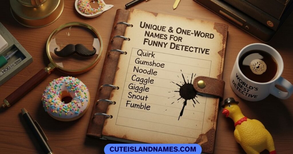 Unique & One-Word Names For Funny Detective