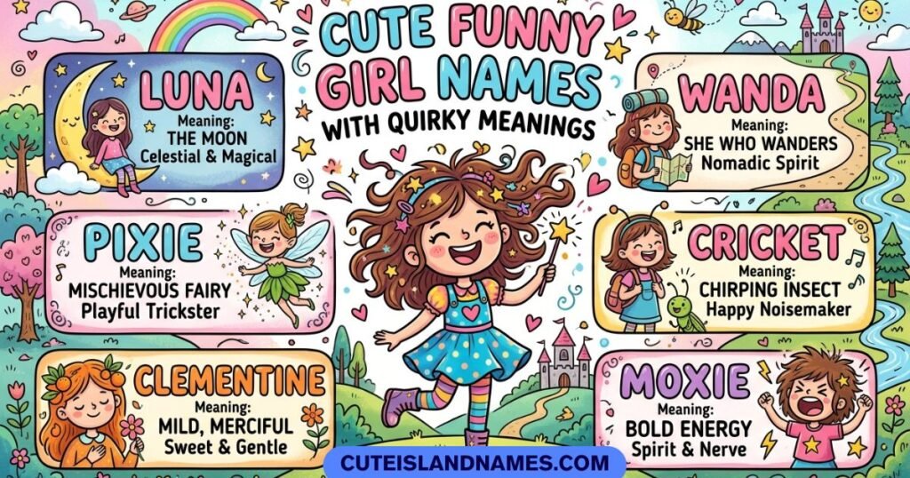 Cute Funny Girl Names With Quirky Meanings