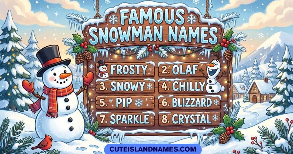 Famous Snowman Names