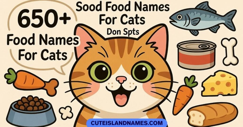Food Names For Cats