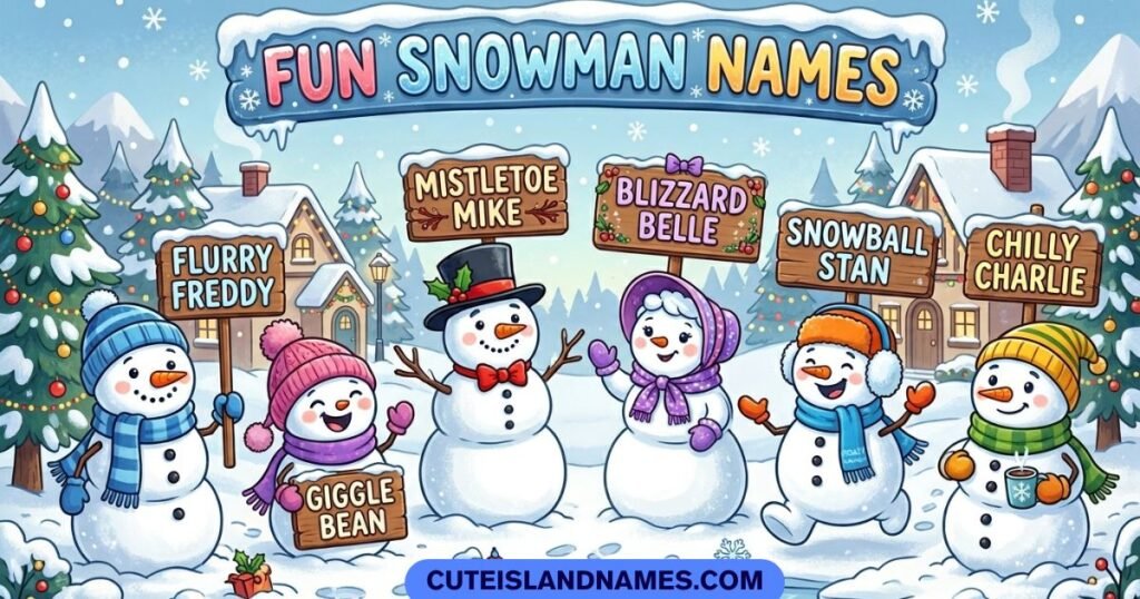 Fun Snowman Names