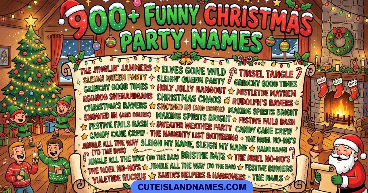 Funny Christmas Party Names