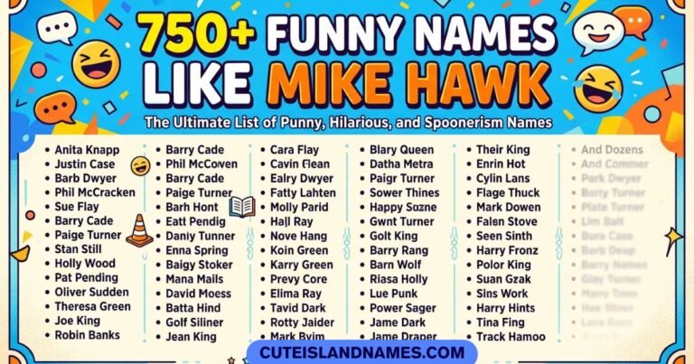 Funny Names Like Mike Hawk