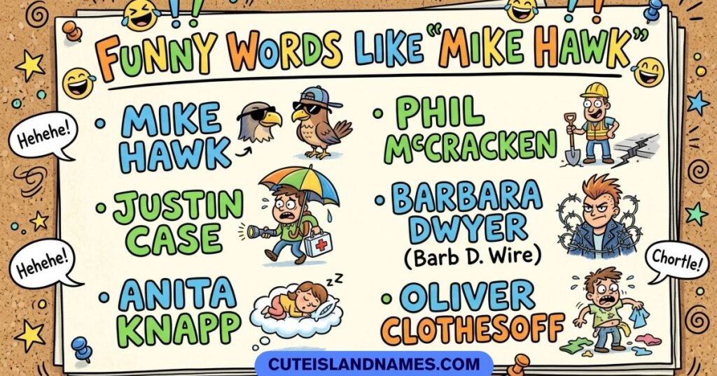 Funny Words Like Mike Hawk