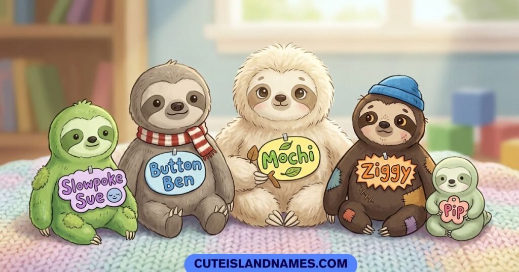 Names For A Sloth Teddy