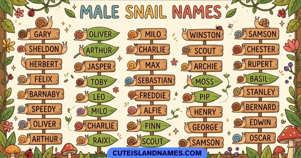 Snail Names Male