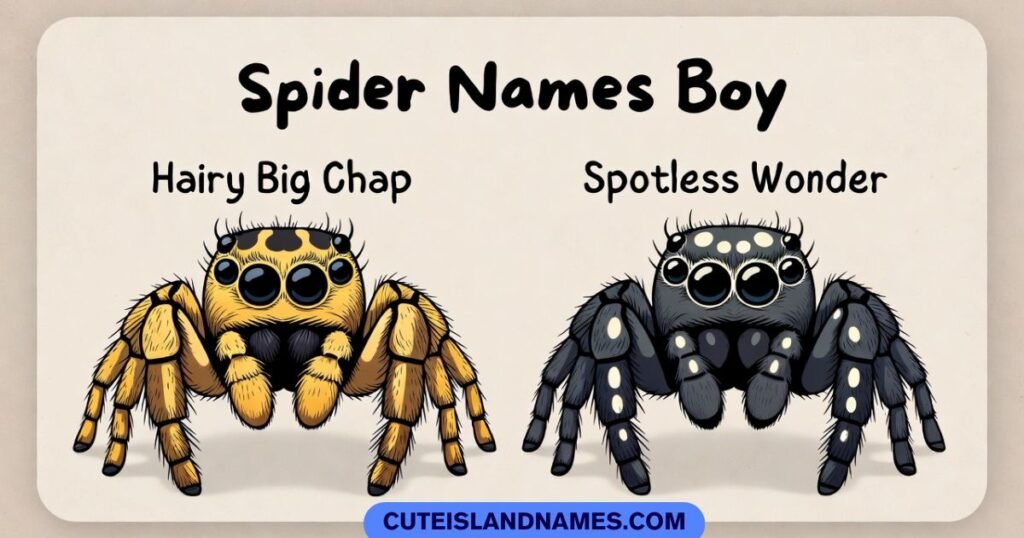 Spider Names Boy