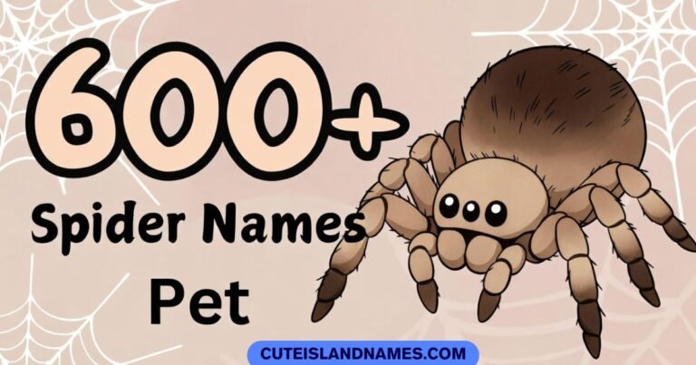 Spider Names Pet